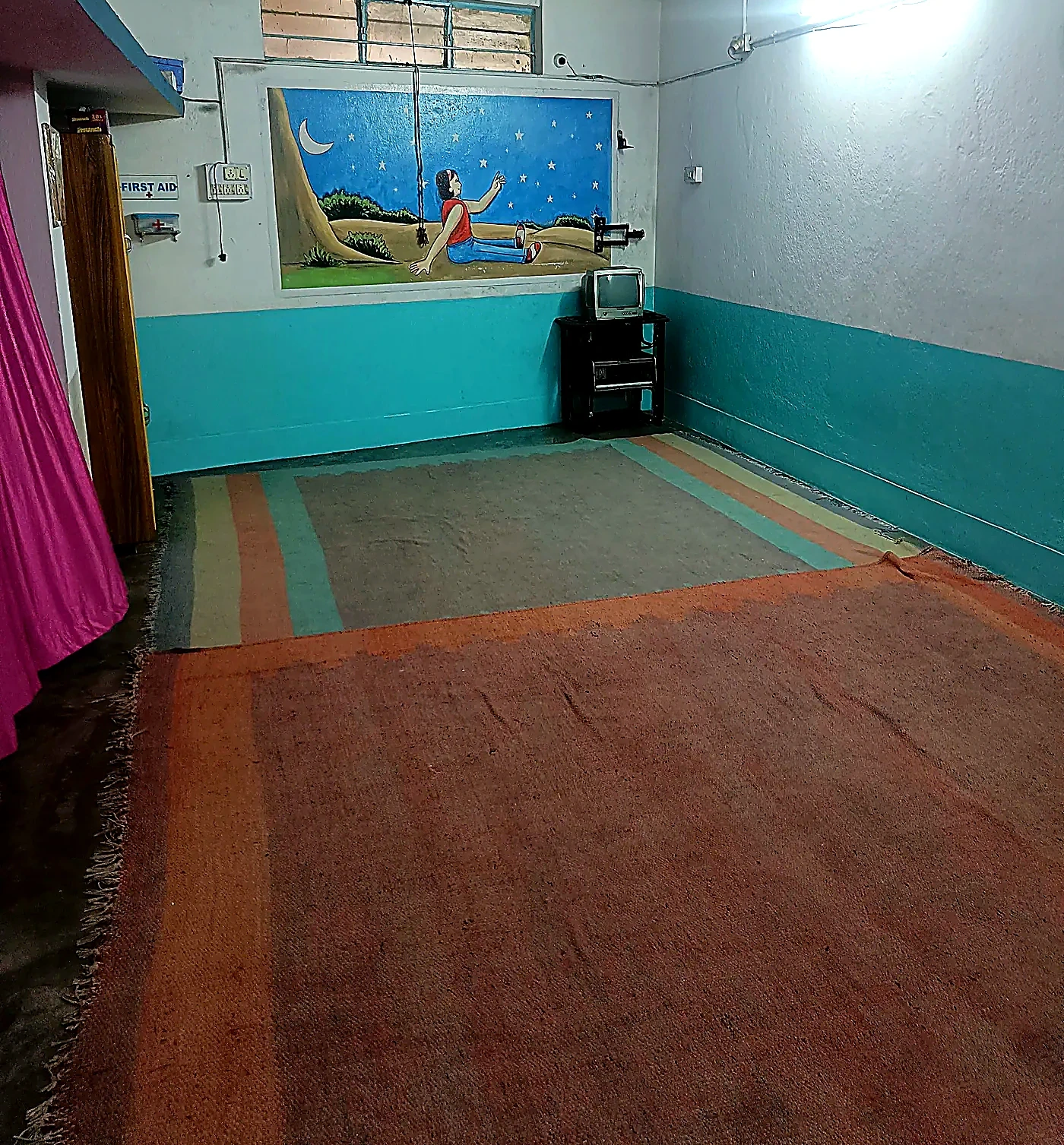 Spacious indoor play and activity hall